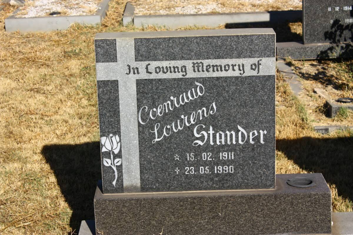STANDER Coenraad Lourens 1911-1990