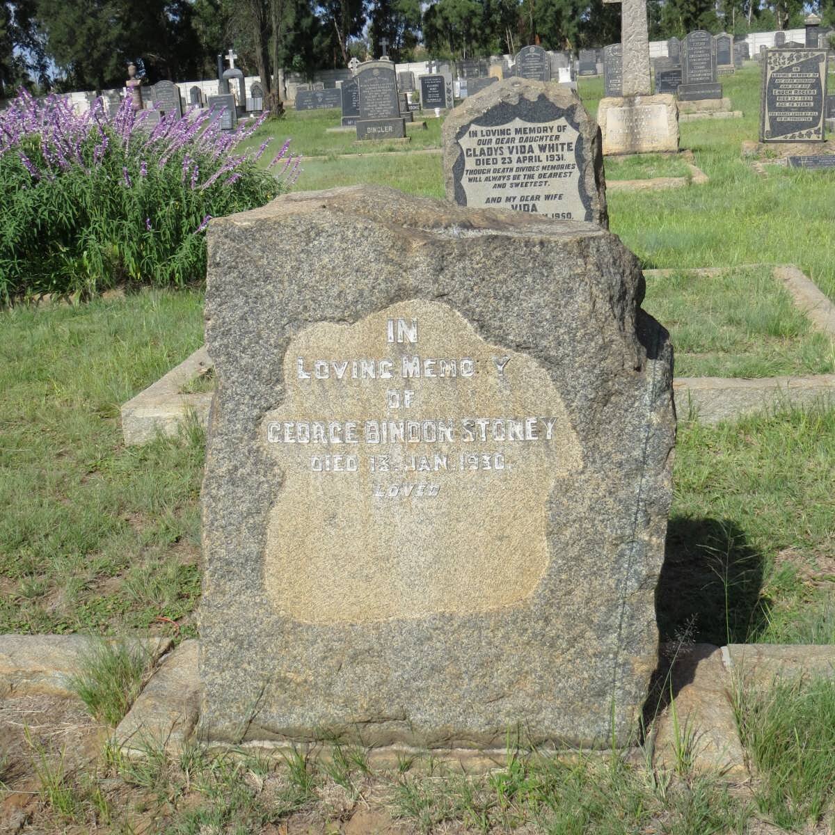 STONEY George Bindon -1930