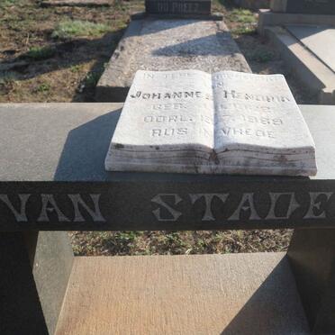 STADEN Johannes Hendrik, van 1922-1969