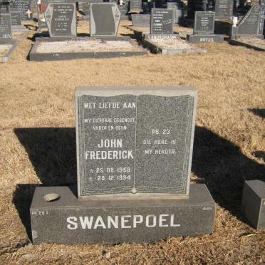 SWANEPOEL John Frederick 1958-1994