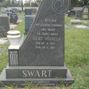 SWART Gert Wilhelm 1917-1967