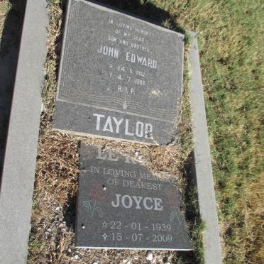 TAYLOR John Edward 1952-1988 :: LE ? Joyce 1939-2009