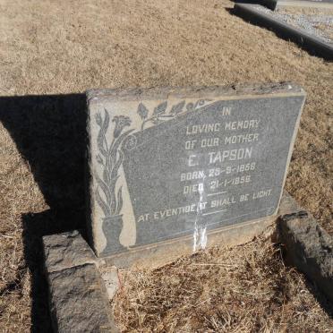 TAPSON E. 1858-1956