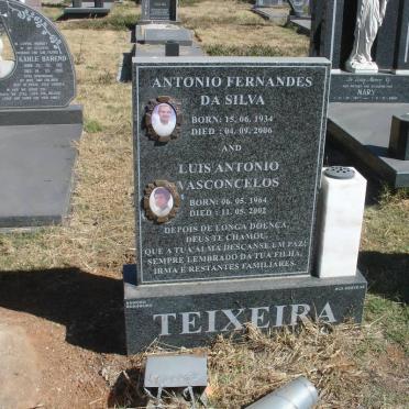 TEIXEIRA Antonio Fernandes da Silva 1934-2006 :: Luis Antonio Vasconcelos 1964-2002