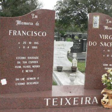 TEIXEIRA Francisco 1915-1988 &amp; Virginia Do Sacramento 1915-2011
