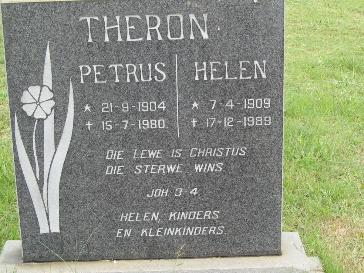 THERON Petrus 1904-1980 &amp; Helen 1909-1989