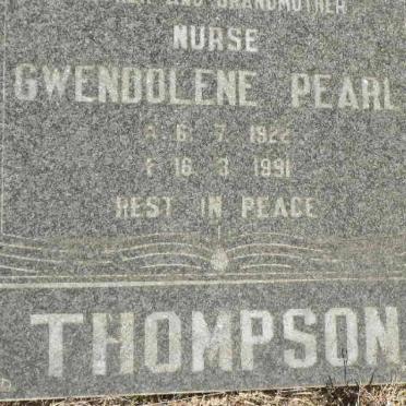 THOMPSON Gwendolene Pearl 1922-1991