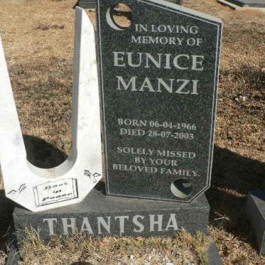 THANTSHA Eunice Manzi 1966-2003