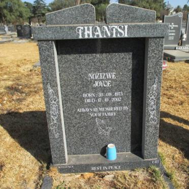 THANTSI Nozizwe Joyce 1973-2002