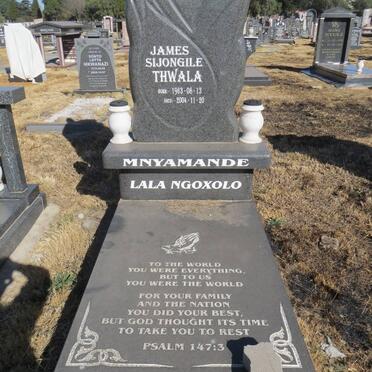 THWALA James Sijongile 1963-2004