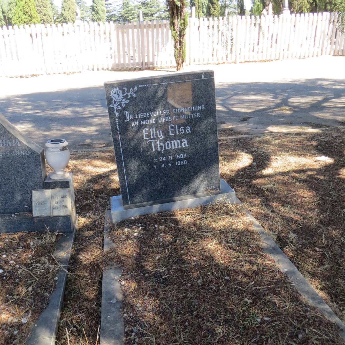 THOMA Elly Elsa 1909-1980