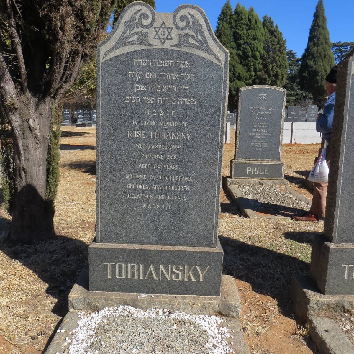 TOBIANSKY Rose -1952