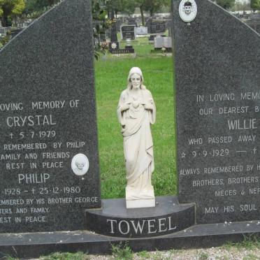 TOWEEL Philip 1928-1980 &amp; Crystal -1979 :: TOWEEL Willie 1929-1977