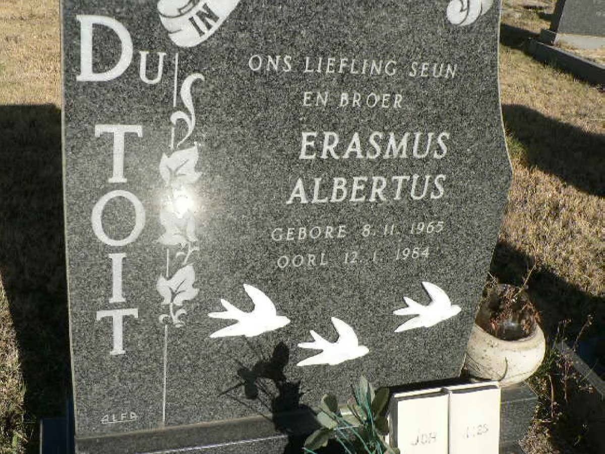 TOIT Erasmus Albertus, du 1965-1984