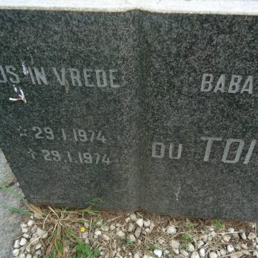 TOIT Baba, du 1974-1974