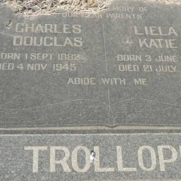 TROLLOPE Charles Douglas 1882-1945 &amp; Liela Katie 1887-1957