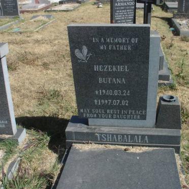 TSHABALALA Hezekiel Butana 1924-2002