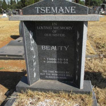TSEMANE Beauty 1966-2000