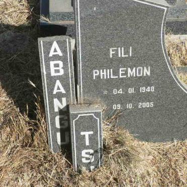 TSHABANGU Fili Philemon 1940-2005