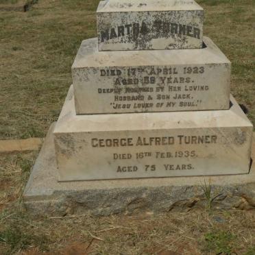 TURNER George Alfred -1935 &amp; Martha -1923