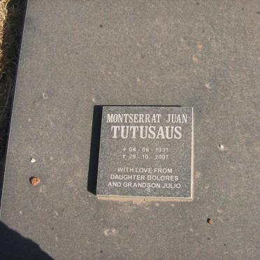 TUTUSAUS Montserrat Juan 1937-2007