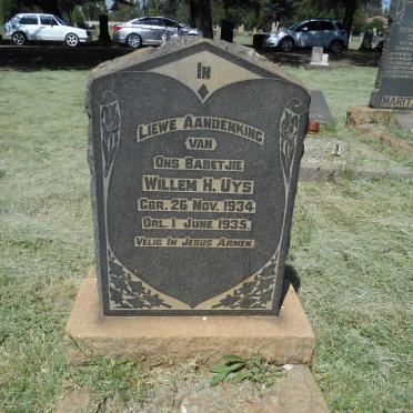 UYS Willem H. 1935-1935