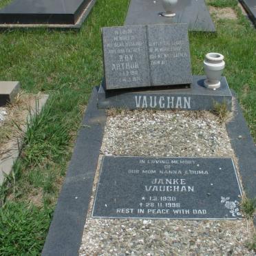 VAUGHAN Roy Arthur 1918-1974 &amp; Janke 1930-1998