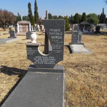 VANQA France Vuyisile 1956-1997