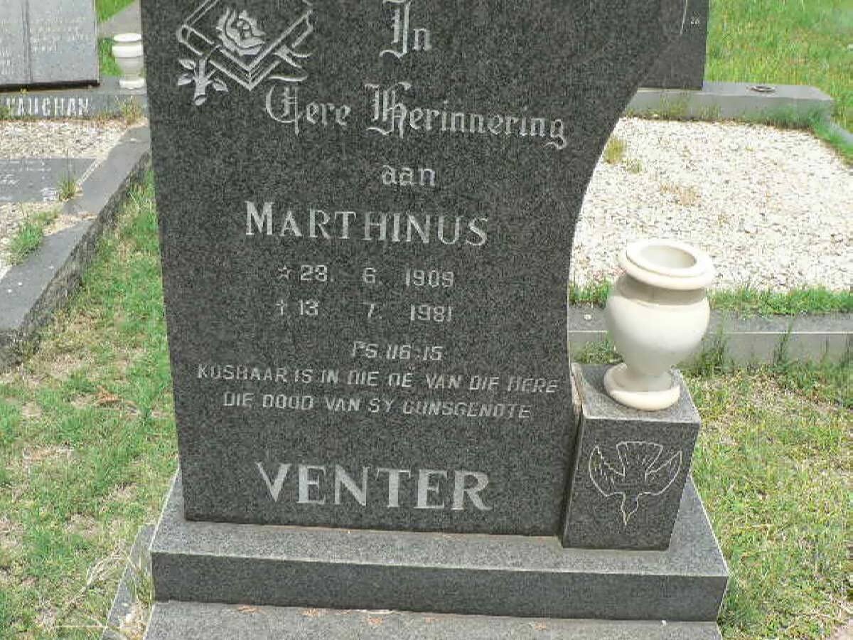 VENTER Marthinus 1909-1981