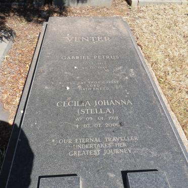 VENTER Gabriel Petrus 1920-1984 &amp; Cecilia Johanna 1918-2006
