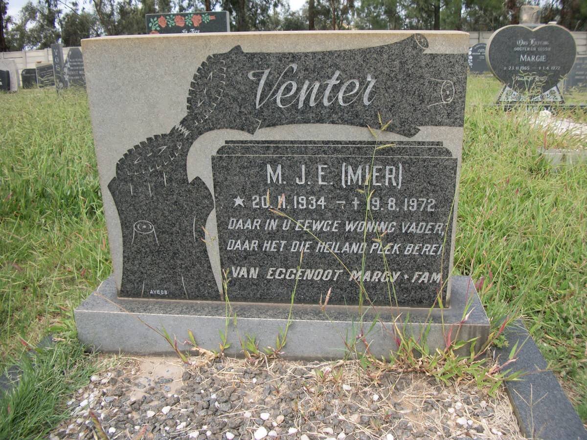 VENTER M.J.E. 1934-1972