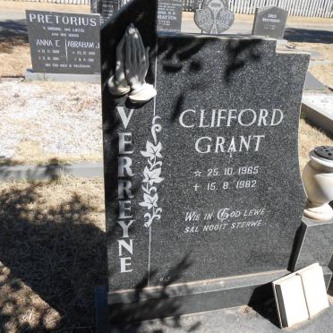 VERREYNE Clifford Grant 1965-1982