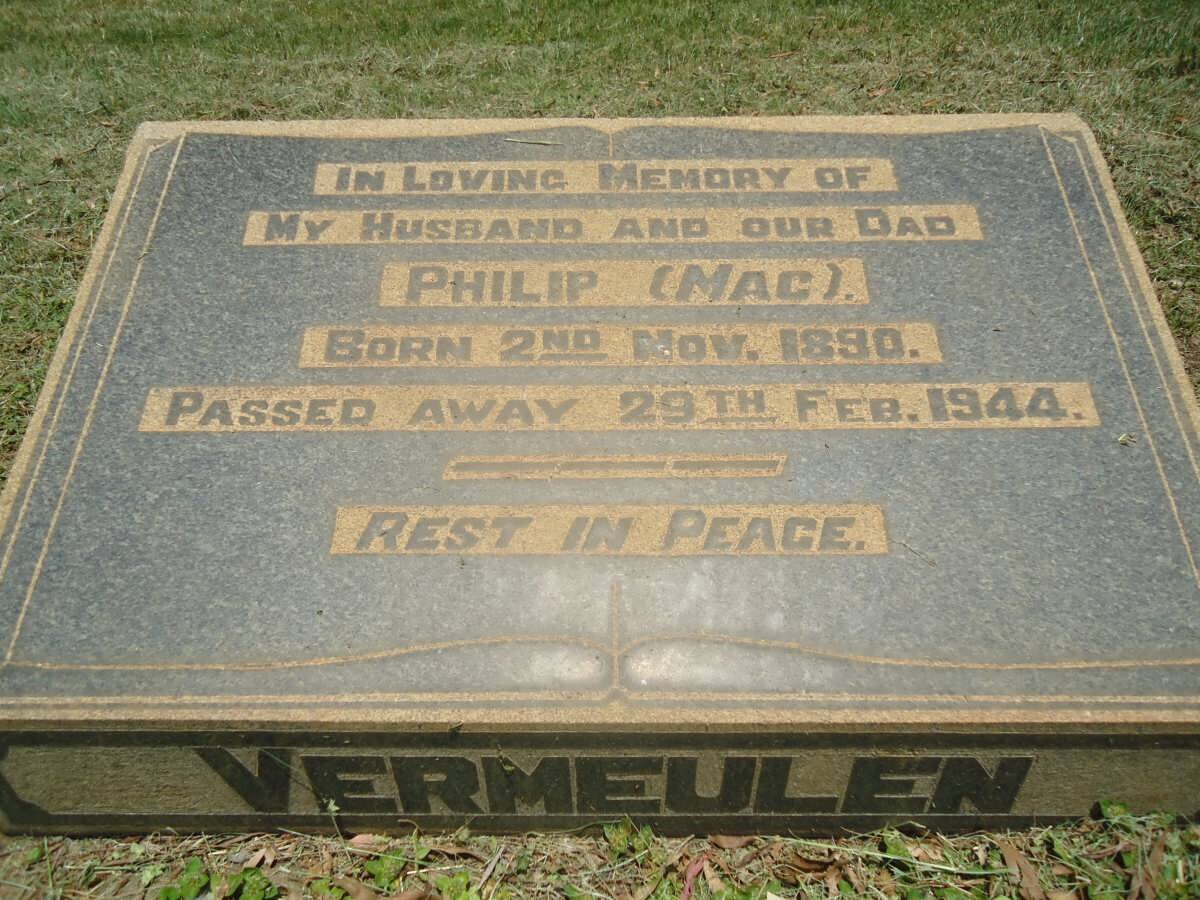 VERMEULEN Philip 1890-1944