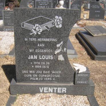 VENTER Jan Louis 1916-1994