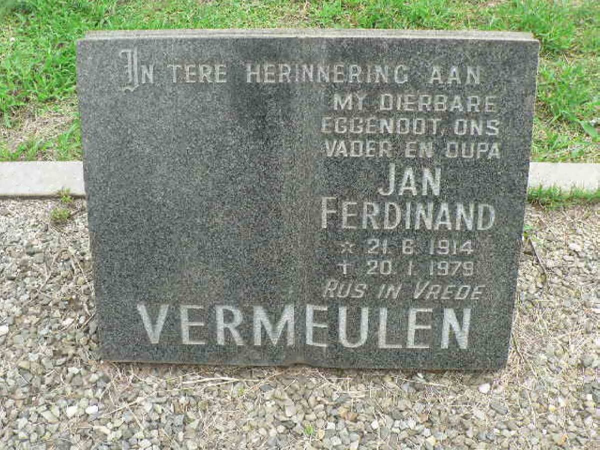 VERMEULEN Jan Ferdinand 1914-1979