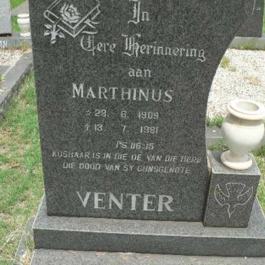 VENTER Marthinus 1909-1981
