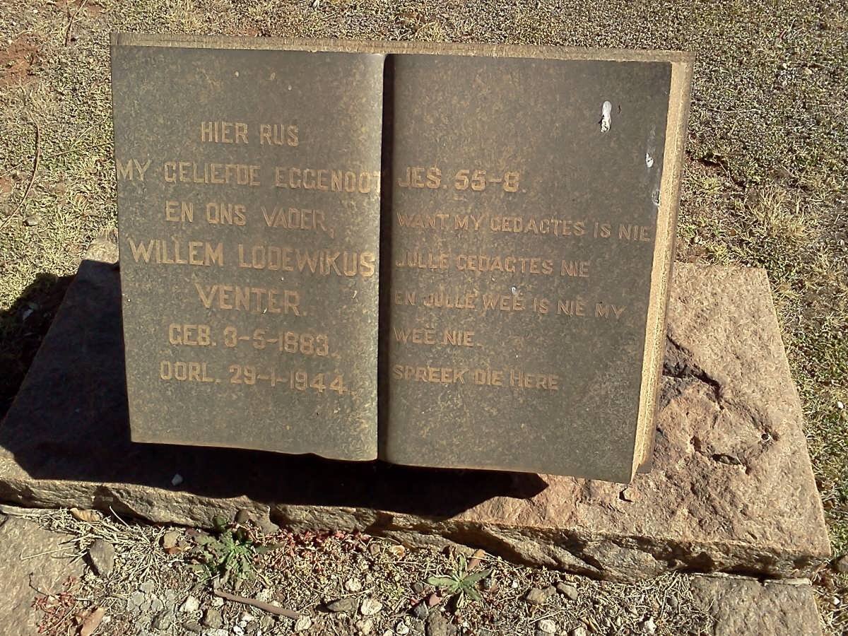 VENTER Willem Lodewikus 1883-1944