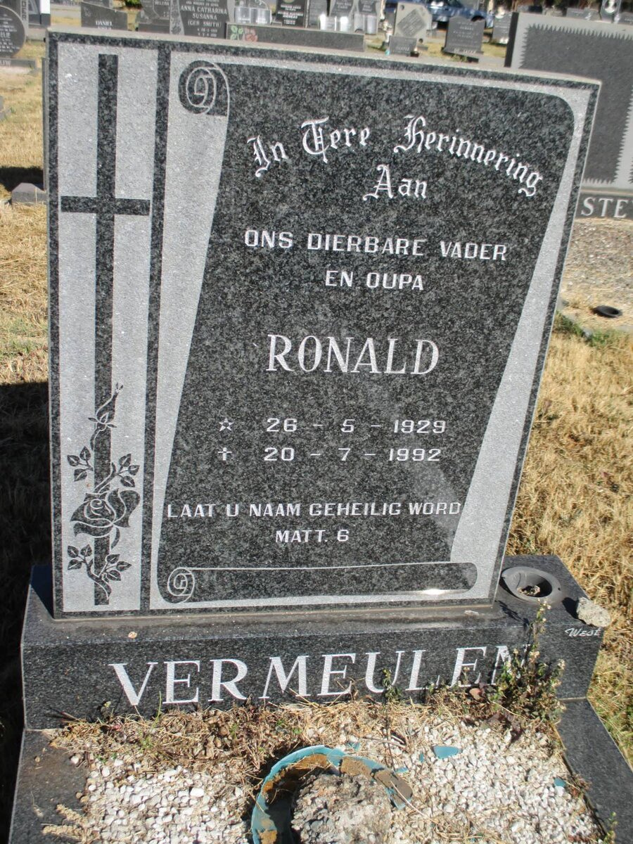 VERMEULEN Ronald 1929-1992