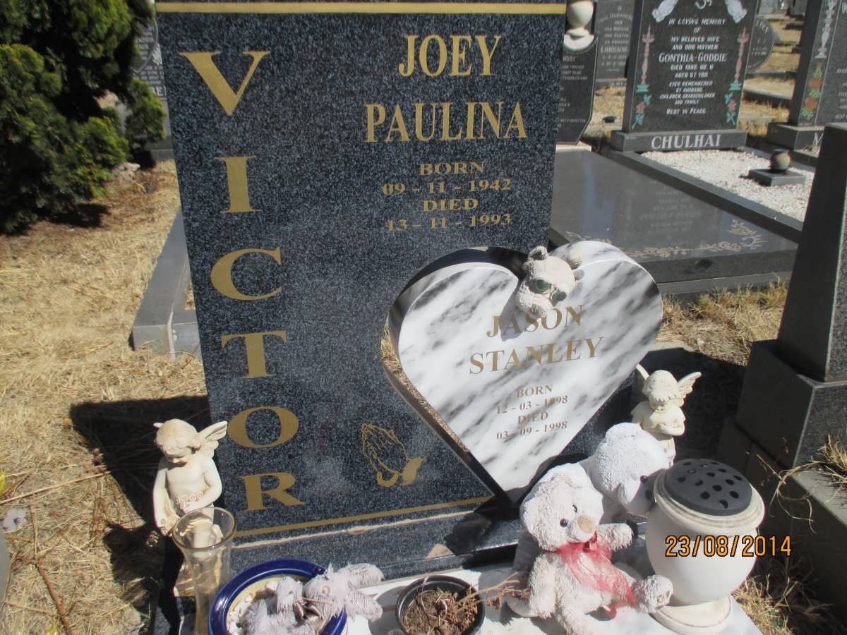 VICTOR Joey Paulina 1942-1993 :: VICTOR Jason Stanley 1998-1998
