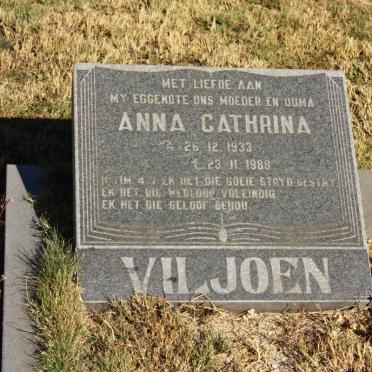 VILJOEN Anna Cathrina 1933-1988