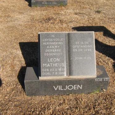 VILJOEN Leon Matheus 1937-1998