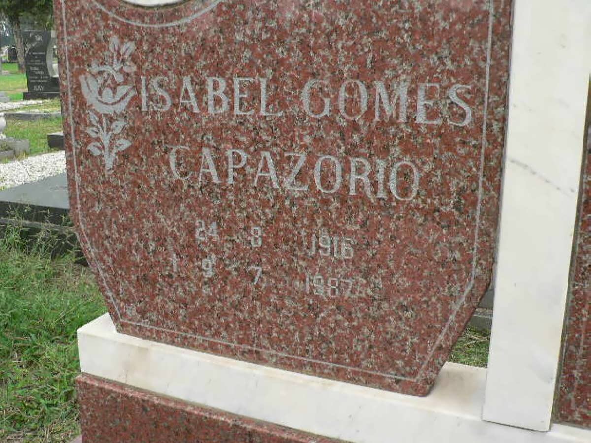 VIEIRA Isabel Gomes Capazorio 1916-1987