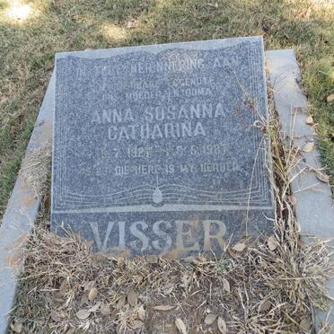 VISSER Anna Susanna Catharina 1921-1987