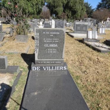 VILLIERS Ulanda, de 1933-1991