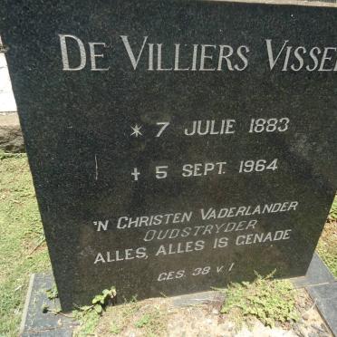 VISSER De Villiers 1883-1964