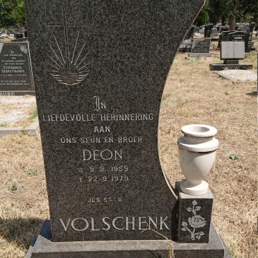 VOLSCHENK Deon 1959-1979
