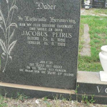 VOS Jacobus Petrus 1896-1969