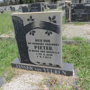 VUUREN Pieter, Jansen van 1938-1973