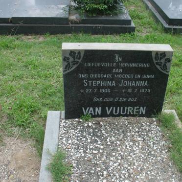 VUUREN Stephina Johanna, van 1906-1979