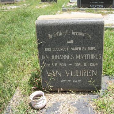 VUUREN Jan Johannes Marthinus, van 1908-1964